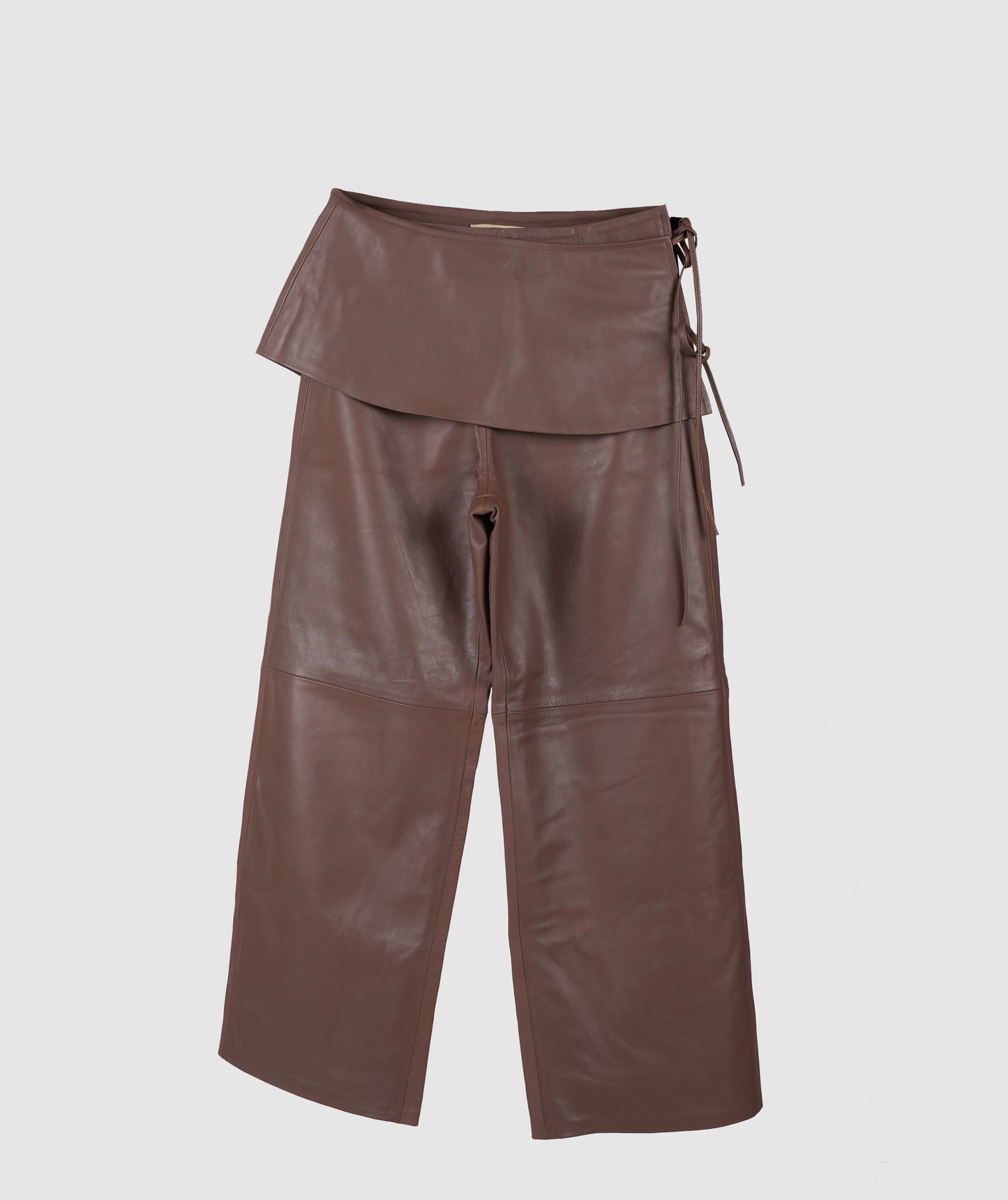 Harlow Leather Pants Brown