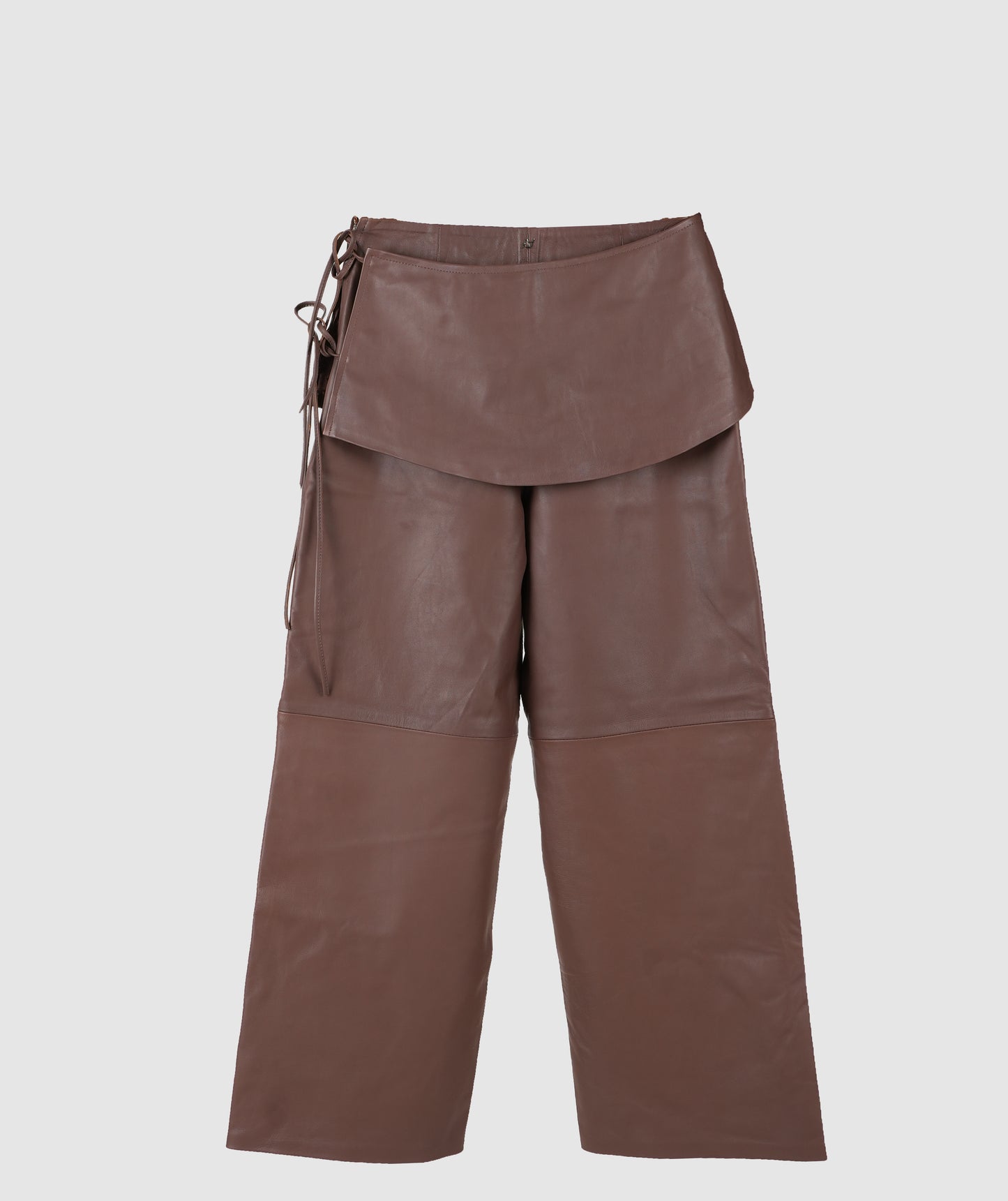 Harlow Leather Pants Brown