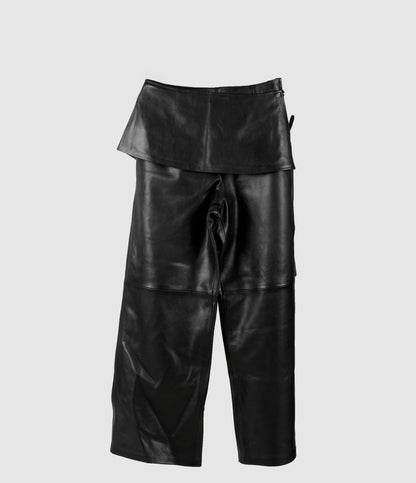Harlow Leather Pants Black