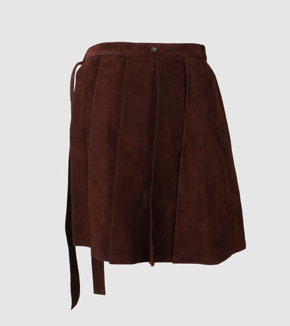 Veya Wrap on Suede Belt Brown