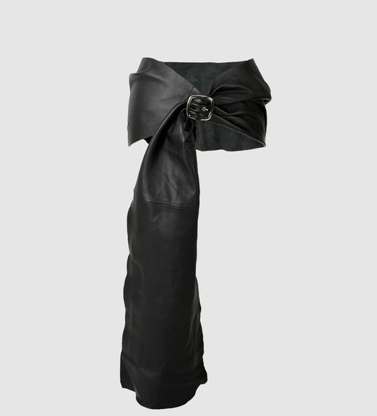 Sylta Leather Belt Black