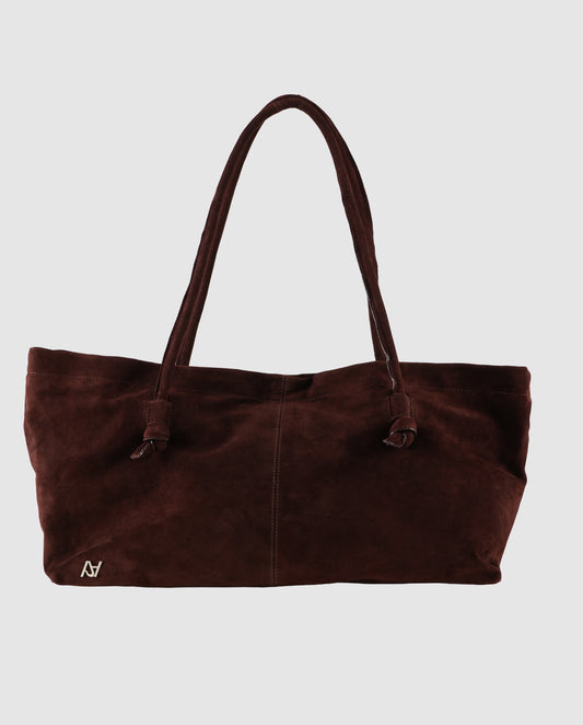 Elara Suede Bag Brown