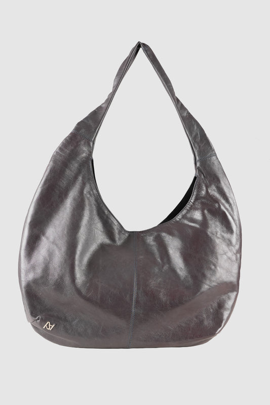 Zayla Leather Bag Pewter
