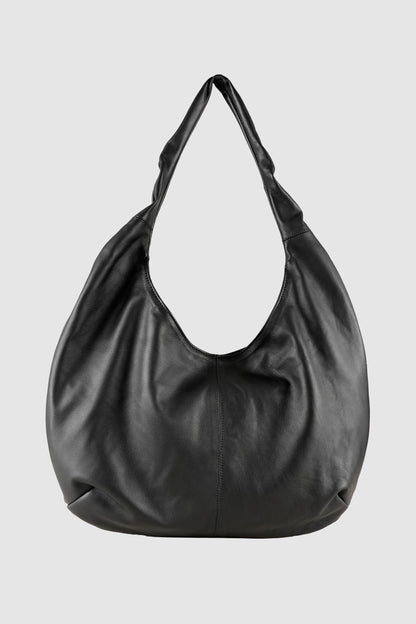 Zayla Leather Bag Black
