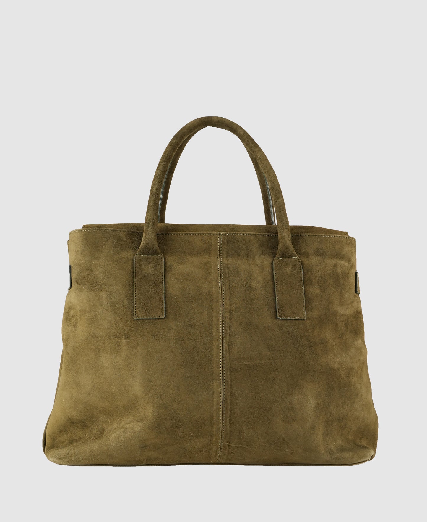 Eloura Oversized Suede Bag Olive