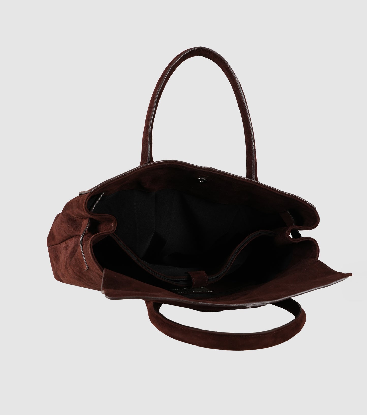 Eloura Oversized Suede Bag Brown