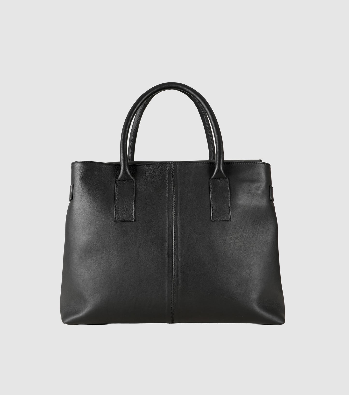 Eloura Oversized Leather Bag Black