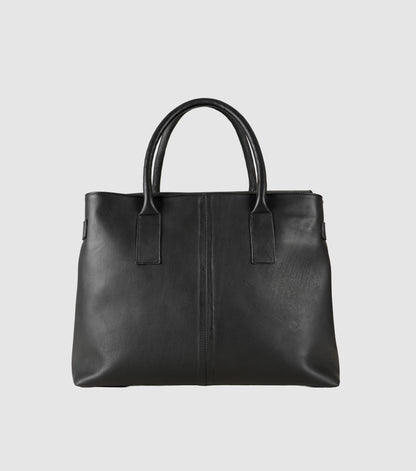 Eloura Oversized Leather Bag Black