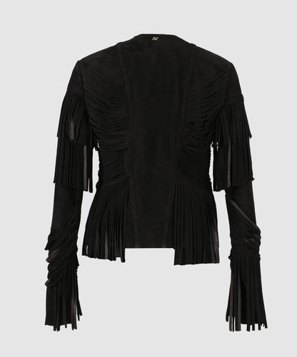 Aurora Suede Jacket Black