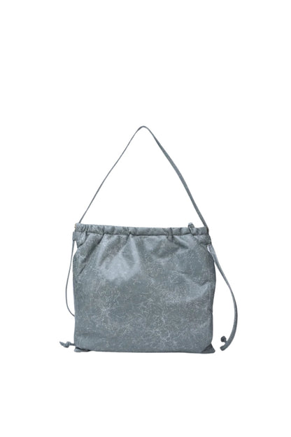 Melissa Clutch Leather Bag Grey