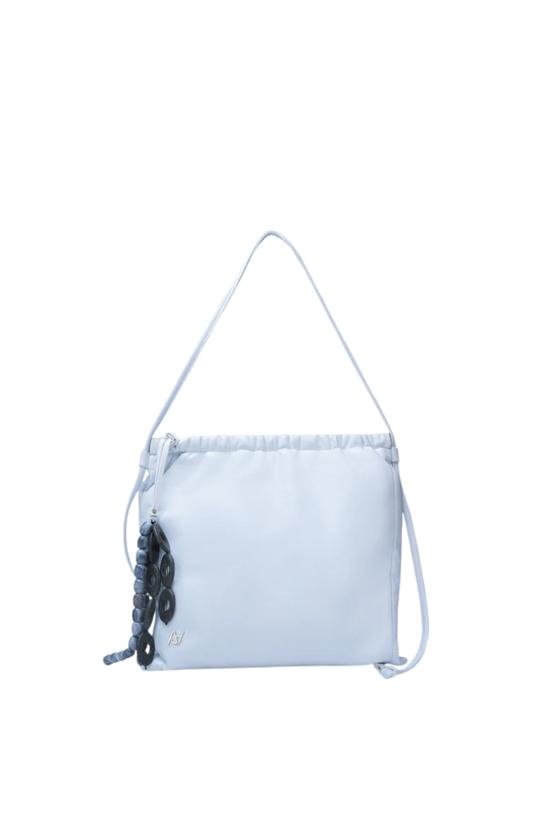 Melissa Clutch Leather Bag White