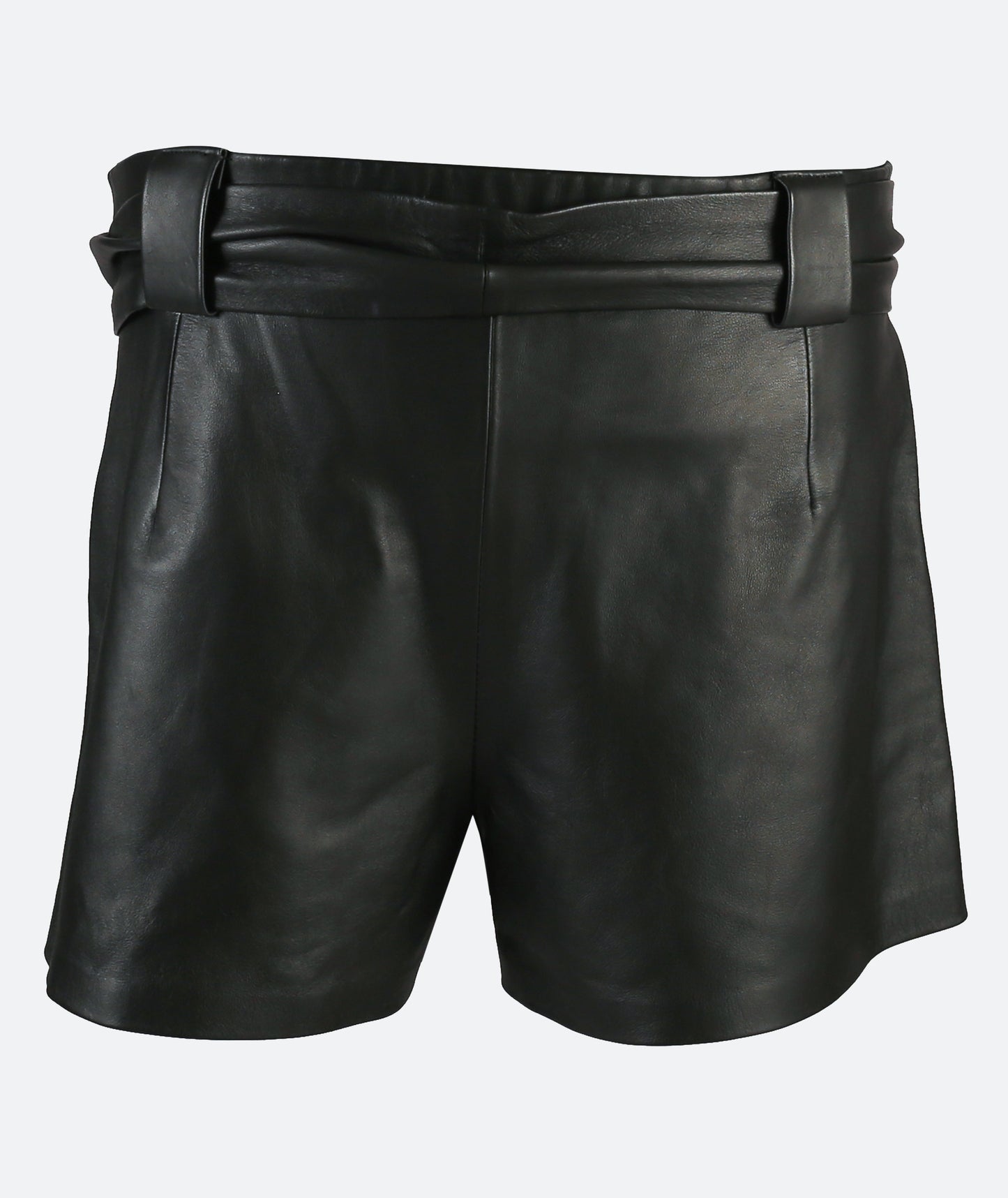 Moonbow Leather Shorts Black