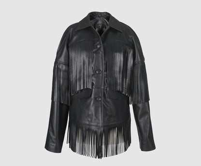 Pyrus Leather Jacket Black