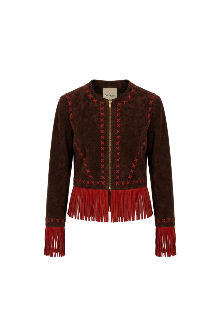 Amara Suede Jacket Brown