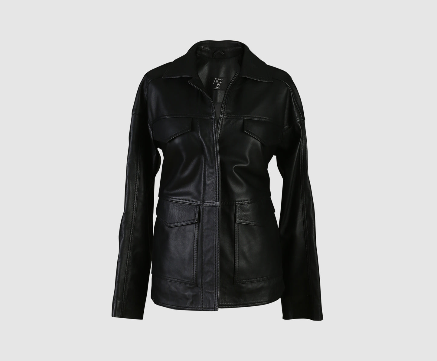 Sienna Leather Jacket Black