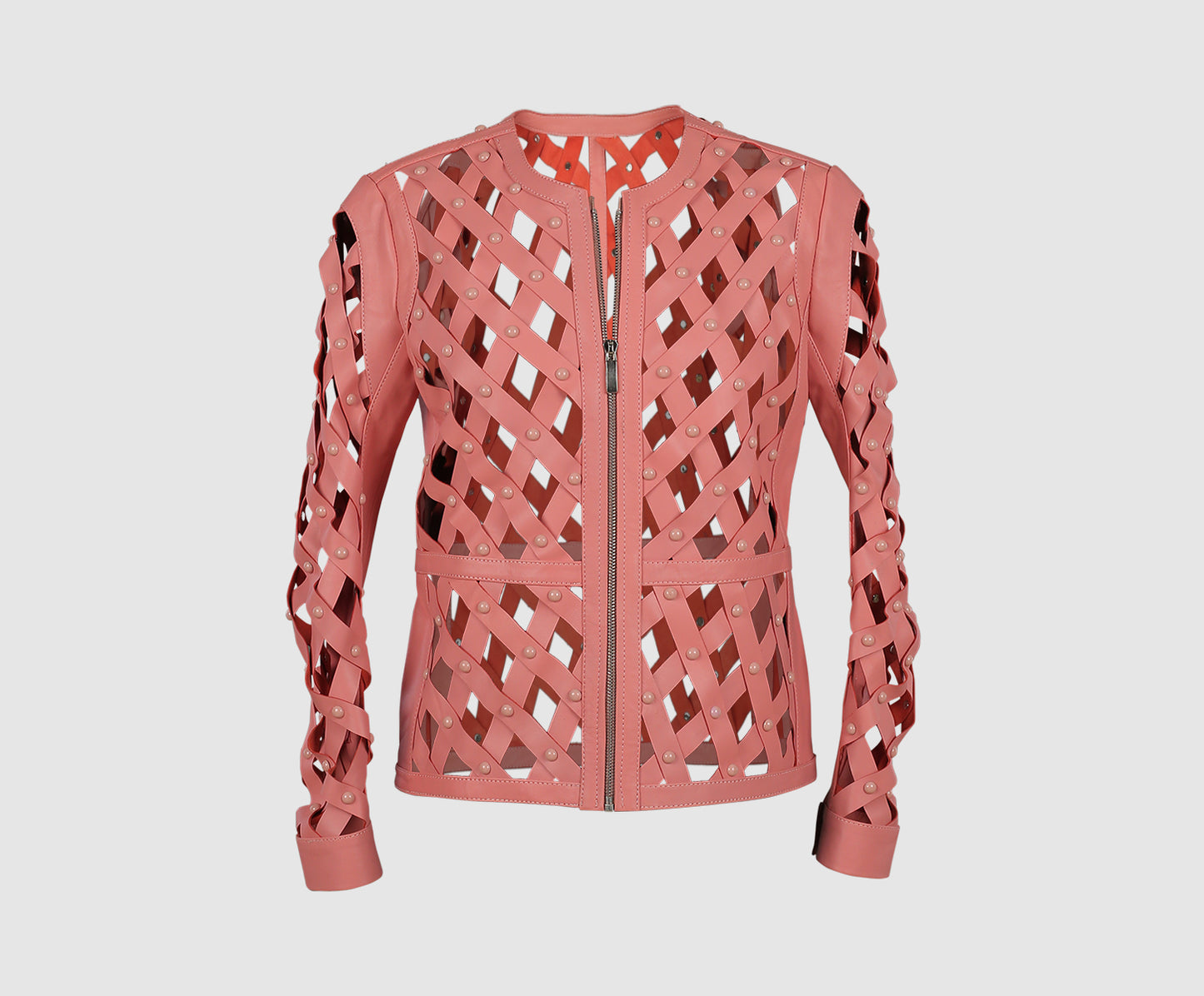 Sierra Leather Jacket Blush Pink