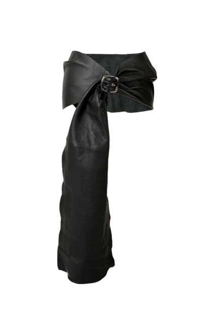Sylta Leather Belt Black