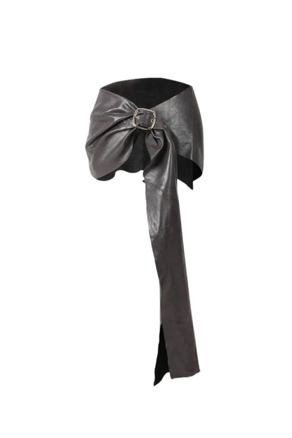 Sylta Leather Belt Pewter