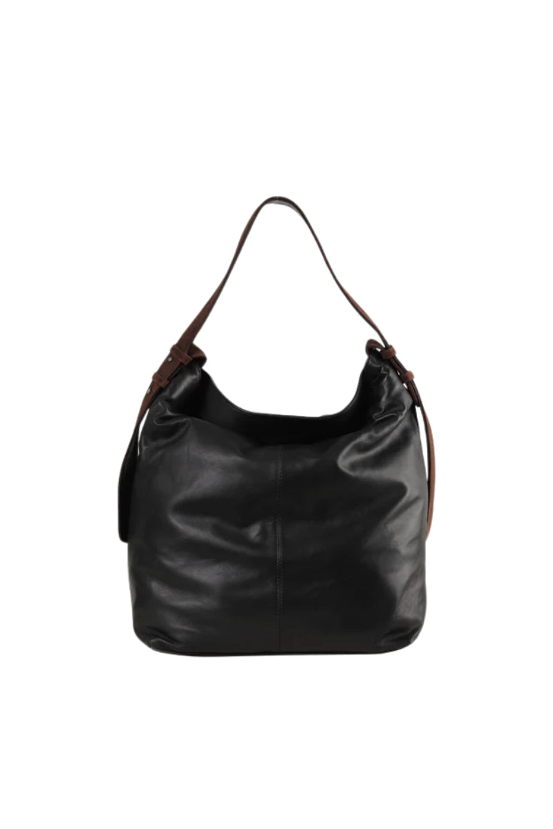 Naomi Leather Bag Black