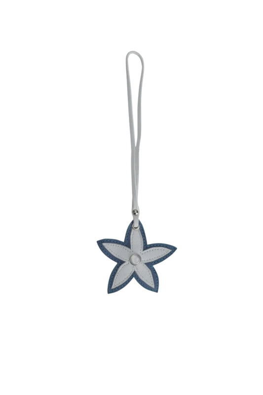 Flower Shaped Leather Charm