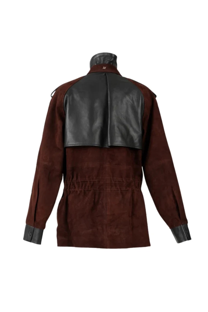 Gavin Suede Jacket Brown