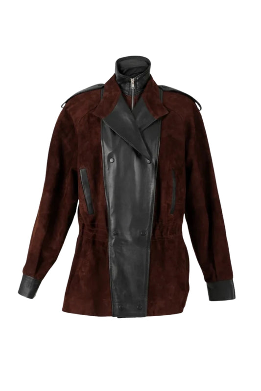 Gavin Suede Jacket Brown