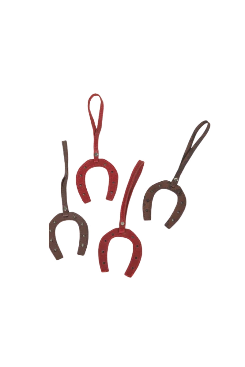 Horseshoe Shaped Leather Charm