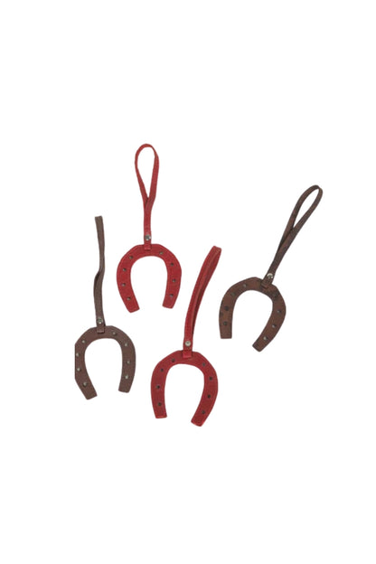 Horseshoe Shaped Leather Charm