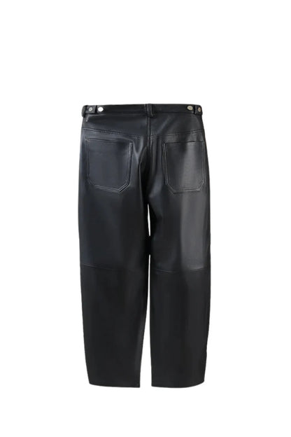 Gabriel Leather Pants Black