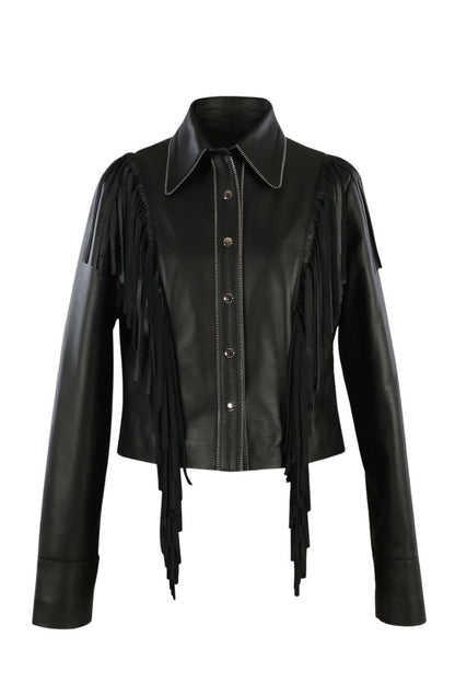Cascade Leather Jacket Black