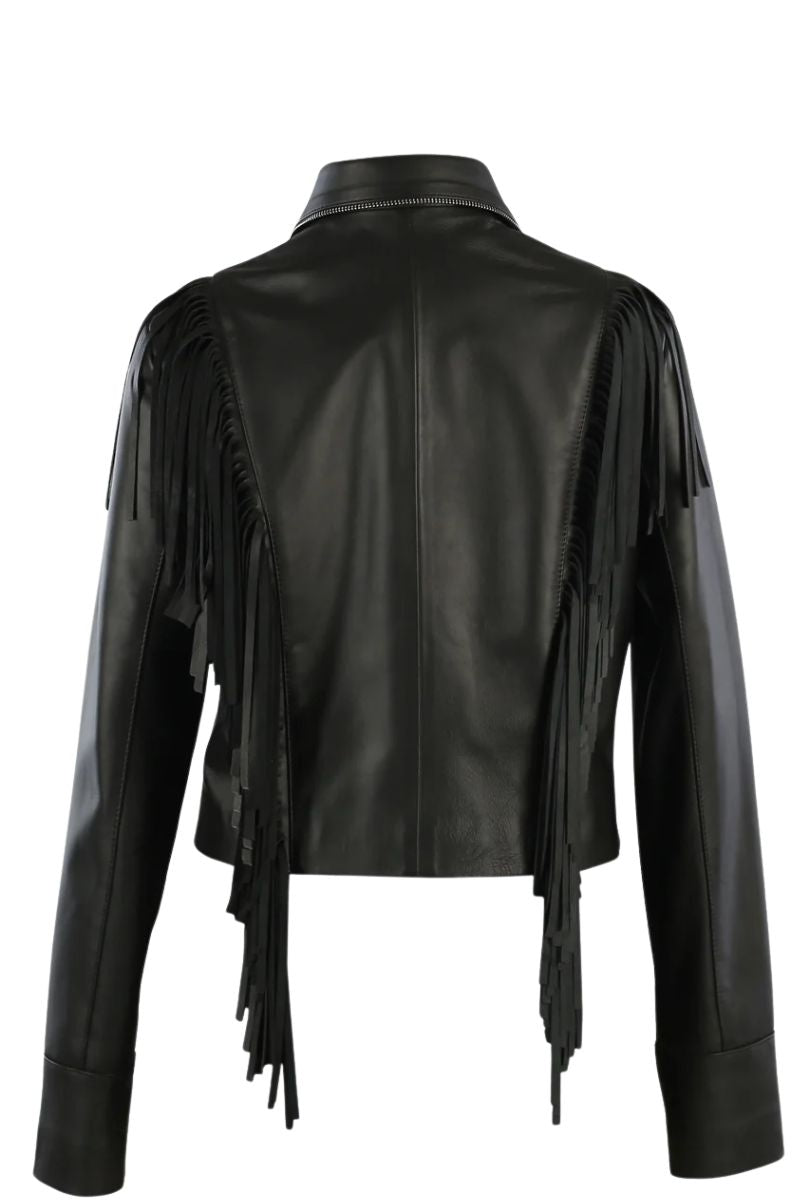 Cascade Leather Jacket Black