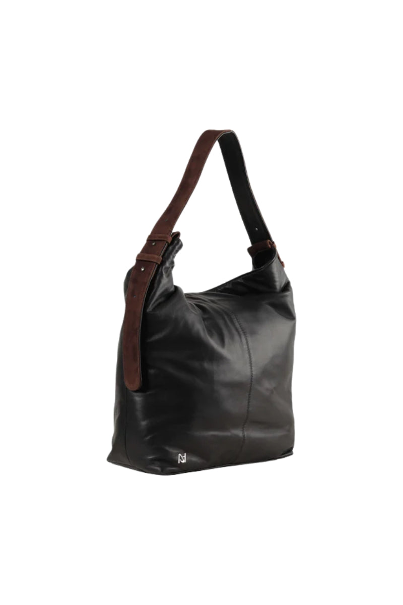 Naomi Leather Bag Black