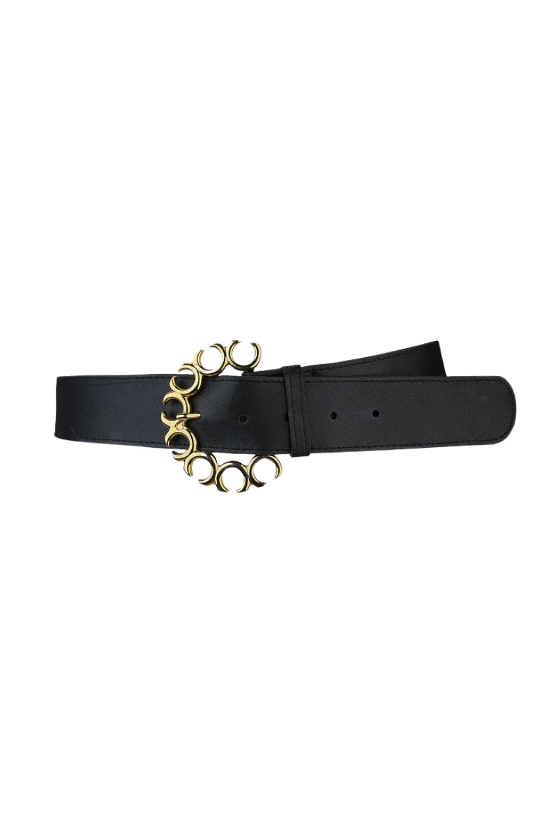 Xander Leather Belt Black