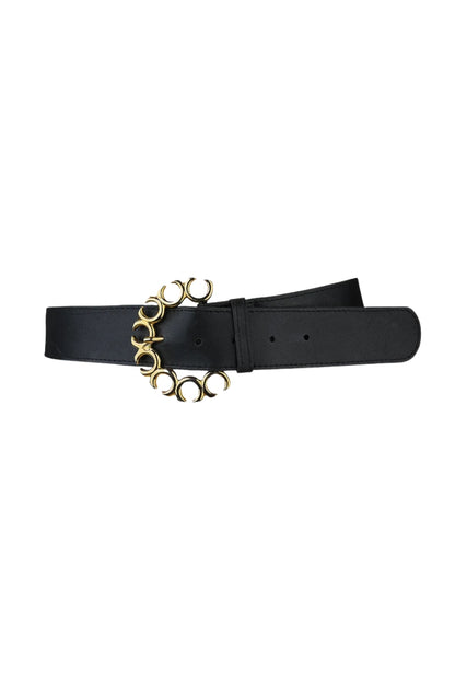 Xander Leather Belt Black