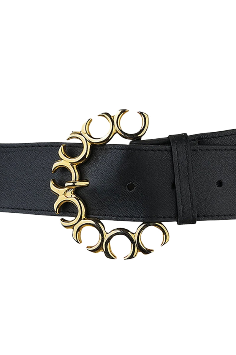 Xander Leather Belt Black