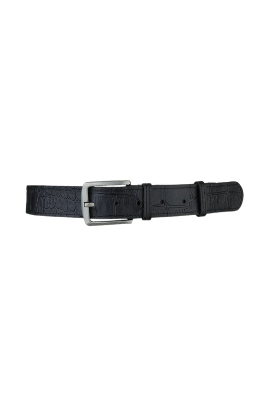 Lincoln Leather Belt Black Croc