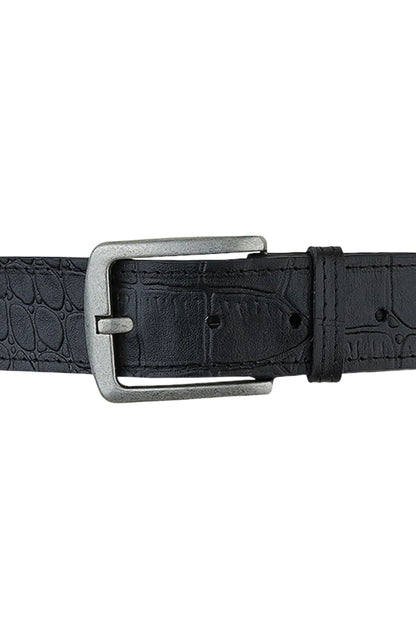 Lincoln Leather Belt Black Croc