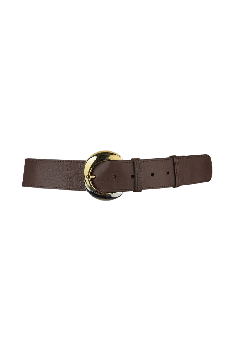 Kinsley Leather Belt Brown