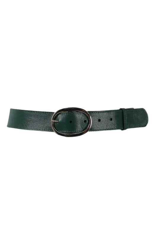 Jace Leather Belt Olive