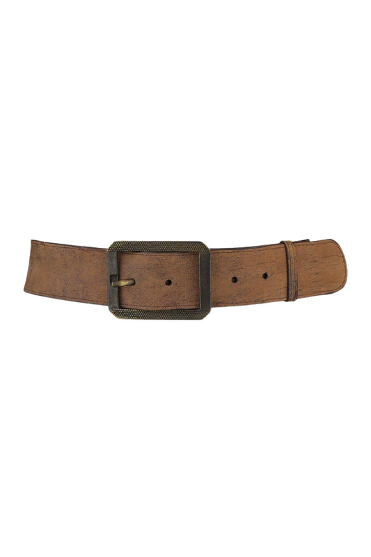 Arden Leather Belt Washed Brown