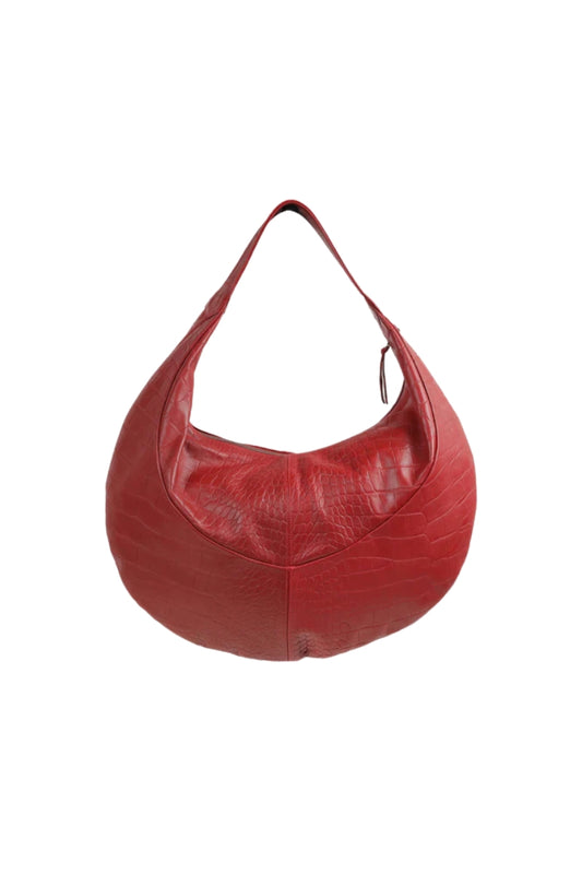 Evan Leather Bag Red Croc