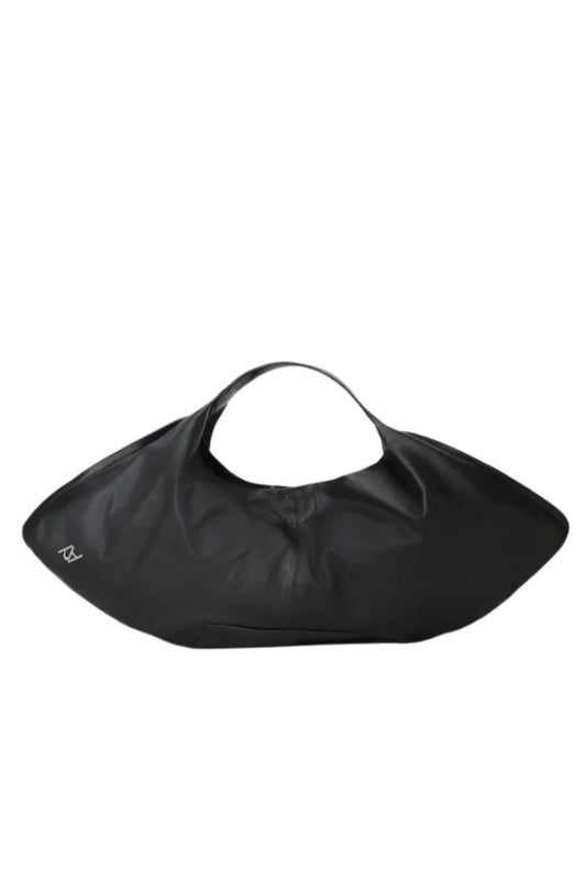 Ophelia Oversized Leather Bag Black