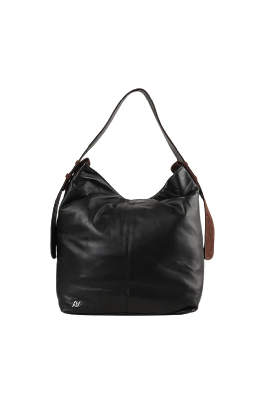 Naomi Leather Bag Black
