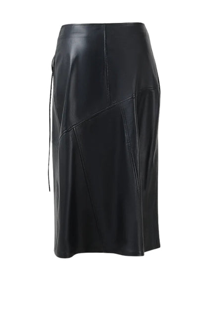 Matilda Leather Skirt Black