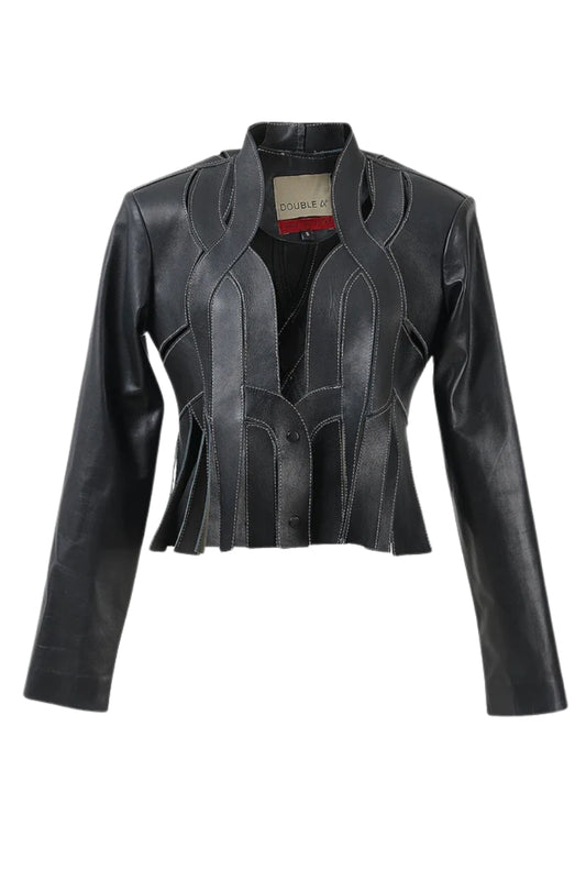 Brianna II Leather Jacket Black
