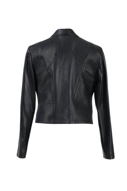 Ausborn II Leather Jacket Black