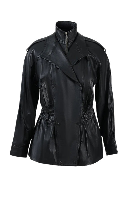 Gavin Leather Jacket Black