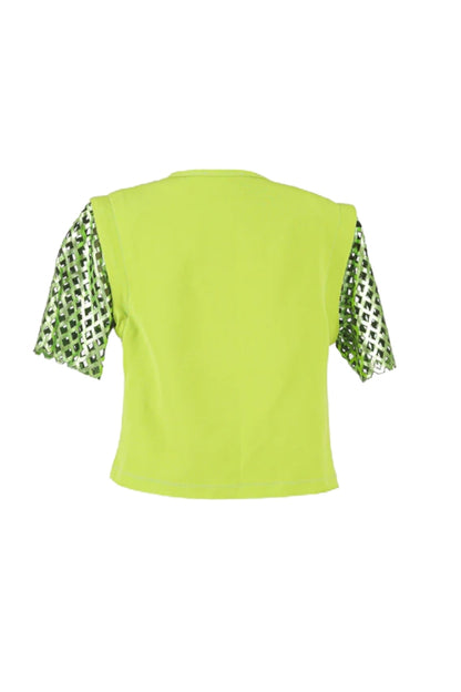 Mia Top Green x Electric Green