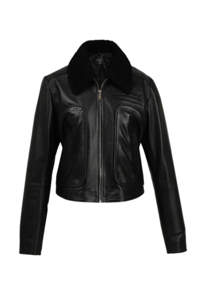 Emery Leather Jacket All Black