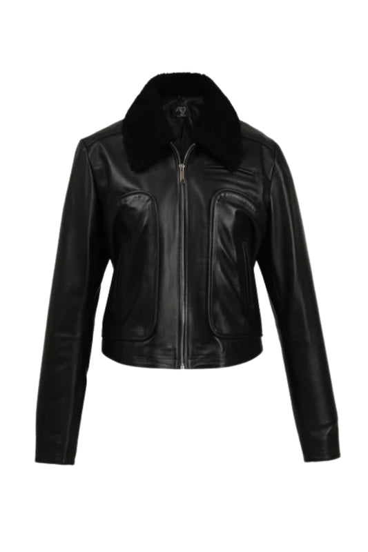 Emery Leather Jacket All Black
